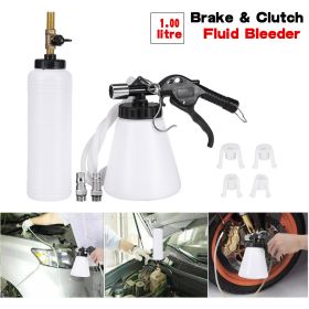 1L Pneumatic Brake Fluid Bleeder Kit Car Air Extractor Clutch Oil Bleeding Tool