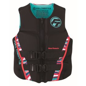 Full Throttle Womens Rapid-Dry Flex-Back Life Jacket XS Pnk