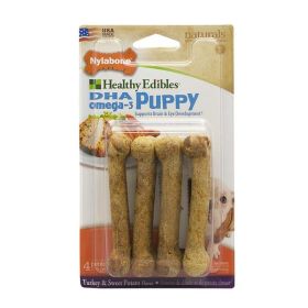 Nylabone Healthy Edibles Puppy Chew Treats Turkey Sweet Potato; 1ea-XS-Petite 4 ct