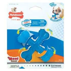 Nylabone Puppy Chew X Bone Chew Toy X Shaped Bone; 1ea-SMall-Regular 1 ct