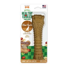 Nylabone Healthy Edibles All Natural Long Lasting Peanut Butter Flavor Dog Chew Treats 1 Count; Peanut Butter; 1ea-XL-Souper