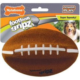 Nylabone Power Play Dog Football Gripz Football; 1ea-Large 8.5 in 1 ct