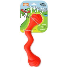 Nylabone Springa Interactive Dog Toy for Dog Enrichment ? Lightweight Squishy Dog Pull Toy for Creative Play and Dog Exercise Springa 1ea