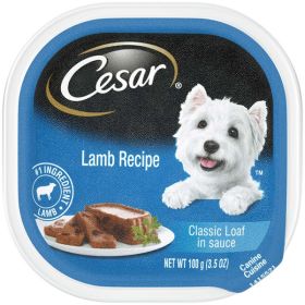 Cesar Lamb in Meaty Juices Wet Dog Food 3.5 oz 24 Pack