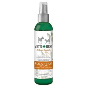 Vets Best Natural Flea and Tick Spray 8 fl. oz