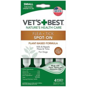 Vets Best Flea and Tick Spot-On 1.6 ml 4 Count