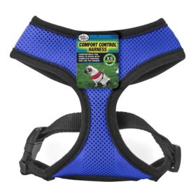 Four Paws Comfort Control Dog Harness Blue Extra Small