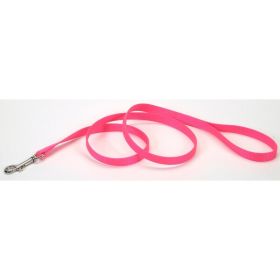 Coastal Single-Ply Nylon Dog Leash Neon Pink 3-4 in x 6 ft