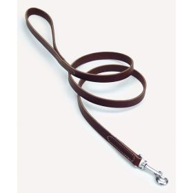 Circle T Latigo Leather Dog Leash Brown 1 in x 6 ft