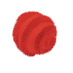 Rascals 2.5" Latex Spiny Ball Dog Toy, Red, 2.5"