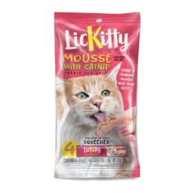 Against the Grain LicKitty Mousse with Catnip Treat Chicken; 17ea-2 oz