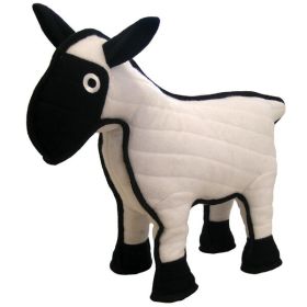 Tuffy Barn Yard Series Dog Toy Sheep Black; White