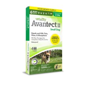 Vetality Avantect II Flea and Tick For Dogs 0.064 fl. oz 4 Count