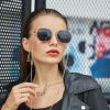 Women's chain sunglasses lanyard irregular sunglasses