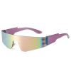 Rimless One Piece Sunglasses Fashion Sun Glasses Punk Women Sunglass Retro Men Sport UV400 Dazzling Shades Eyewear