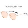 Fashion Square Sunglasses Women Mental Glasses Retro Sunglass Men Luxury Designer Eyewear UV400 Sun Glass Ocean Lens Shades