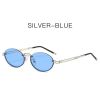 Fashion Rimless Oval Sunglasses Women Glasses Retro Sunglass Men Luxury Designer Driving Eyewear UV400 Sun Glass BrownShades