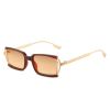 Fashion Square Personality Sunglasses Women Rectangle Sunglass Vintage Hollow Out Sun Glass Men Eyewear UV400 Black Brown Shades