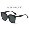 Fashion Square Sunglasses Women Rivets Sunglass Vintage Large Frame Sun Glass Men Luxury Brand Design Eyewear UV400 Brown Shades