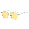 Fashion Pilot Sunglasses Women Polygonal Glasses Retro Sunglass Men Double Bridge Eyewear UV400 Sun Glass Gradient Shades