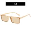 Fashion Rectang Sunglasses Women Glasses Retro Leopard Sunglass Men Luxury Designer Eyewear UV400 Sun Glass Brown Shades