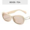 Fashion Oval Sunglasses Women Jelly Color Glasses Retro Sunglass Men Luxury Designer Eyewear UV400 Sun Glass Black Brown Shades