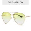 Fashion Pilot Double Bean Sunglasses Women Sunglass Vintage Sun Glass Men Luxury Brand Design Eyewear UV400 Gradient Ocean Shade