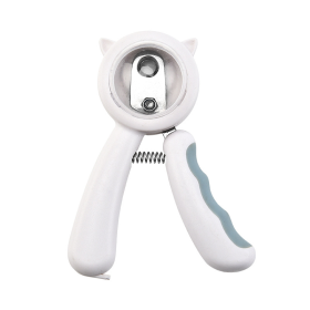 Cat Grooming Brush Pet Trimmer Grooming Grooming Tool (Color: White, Type: Nail Trimmer)