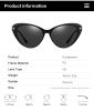 Fashion Cat Eye Sunglasses Women Sunglass Vintage Sun Glass Men Luxury Brand Design Eyewear UV400 Gradient Gray Brown Shades