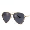 Fashion Pilot Double Bean Sunglasses Women Sunglass Vintage Sun Glass Men Luxury Brand Design Eyewear UV400 Gradient Ocean Shade