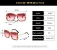 Fashion Square Sunglasses Women Oversized Sunglass Vintage Sun Glass Men Luxury Designer Eyewear UV400 Gradient Shades