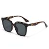 Fashion Square Sunglasses Women Rivets Sunglass Vintage Large Frame Sun Glass Men Luxury Brand Design Eyewear UV400 Brown Shades