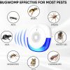 1/2/4/6pcs Ultrasonic Pest Repeller; Pest Repellent Ultrasonic Plug In Mouse Repellent; Mice Repellent Plug-Ins; Mosquito Repellent Indoors