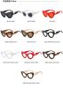 Retro Cat Eye Sunglasses Women Fashion Brand Designer Black Brown Shades UV400 Men Trending Clear Lens Anti Blue Sun Glasses