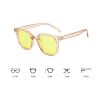 Square Sunglasses Fashion Sun Glasses Rivets Decoration Women Sunglass Retro Female Oversized UV400 Brown Yellow Shades Eyewear