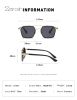 Fashion Pilot Sunglasses Men Double Bridge Glasses Retro Sunglass Luxury Designer Drving Eyewear UV400 Sun Glass Gradient Shades