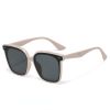 Fashion Square Sunglasses Women Rivets Sunglass Vintage Large Frame Sun Glass Men Luxury Brand Design Eyewear UV400 Brown Shades